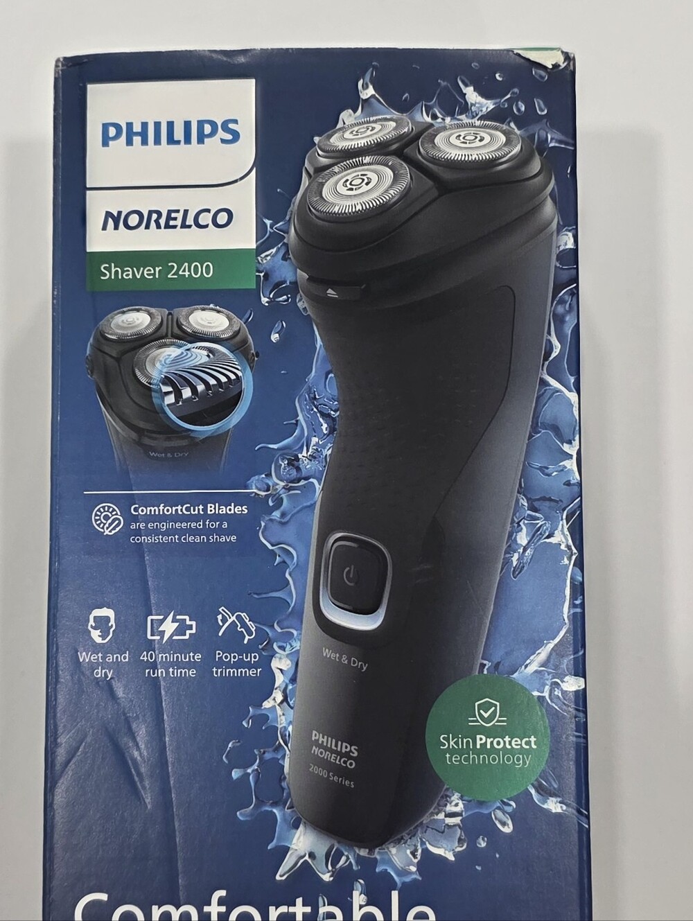 NEW Philips Norelco Shaver 2400 Wet & Dry Electric Razor Pop-Up Trimmer